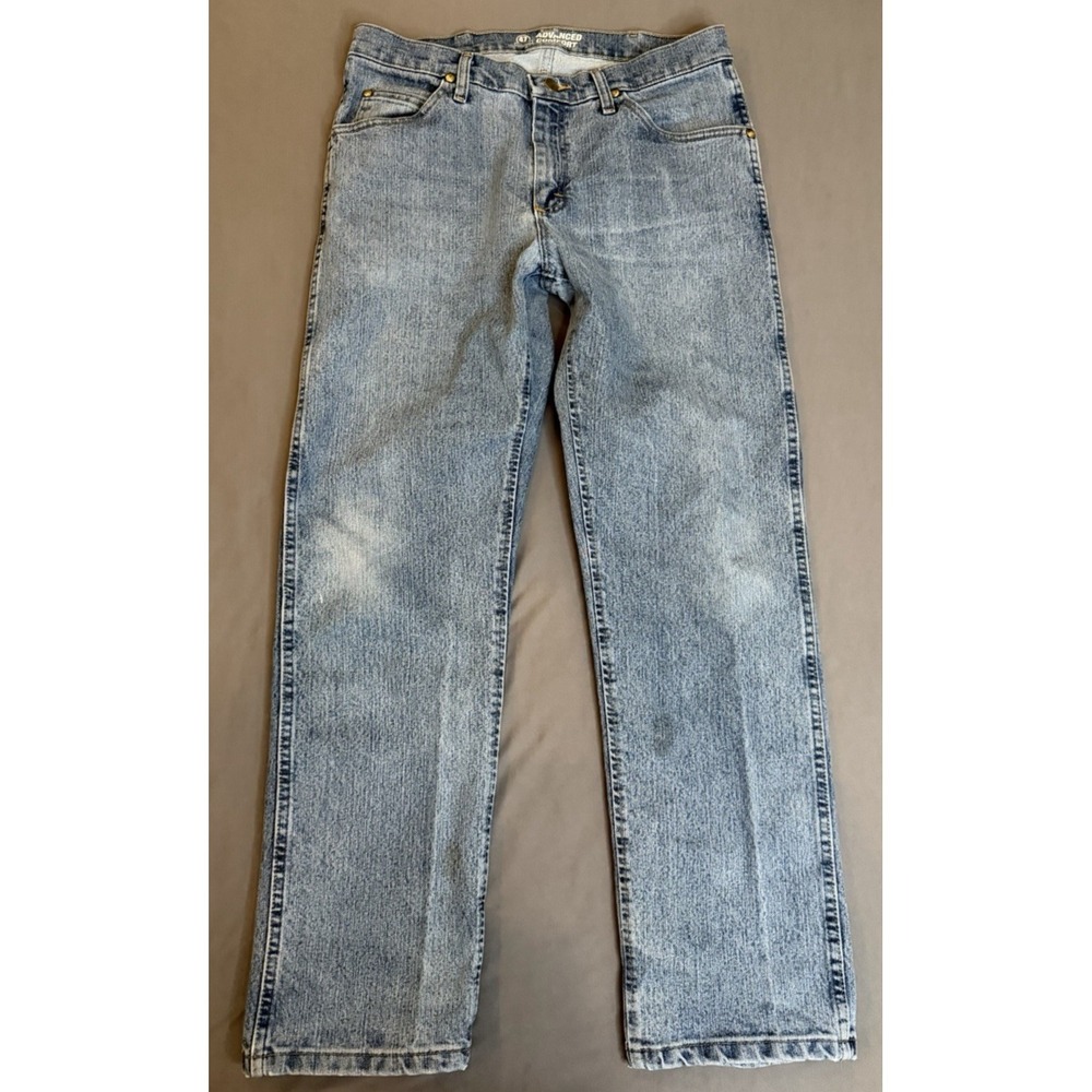 Wrangler 47 Advanced Comfort Jeans Regular Fit Sz 33x30 Cowboy Western Workwear